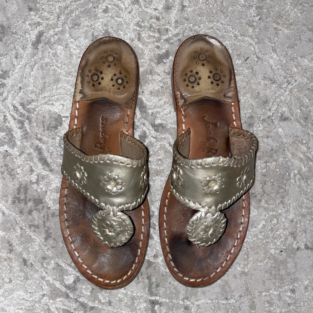 Jack Rogers Platinum Sandal